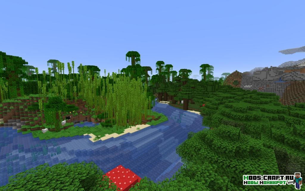 Три биома рядом со спавном 1.15.2 1 Три биома рядом со спавном 1.15.2