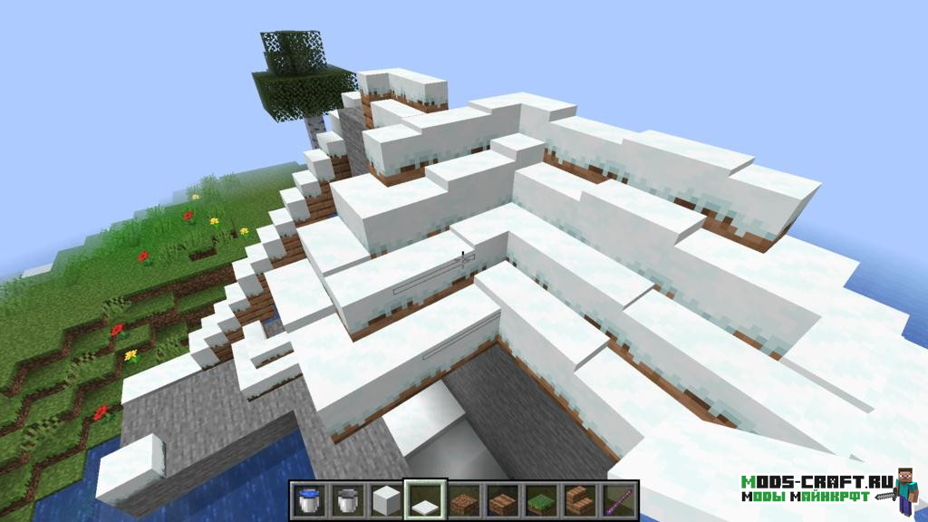 Мод Natural Slabs для майнкрафт 1.15.2