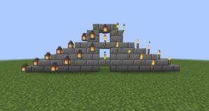 Мод TorchSlabs для майнкрафт 1.15.2 Мод TorchSlabs для майнкрафт 1.15.2