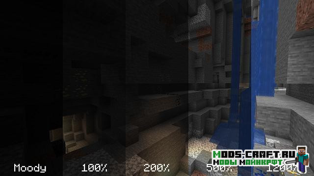 Мод Boosted Brightness для майнкрафт 1.15.2 3 Мод Boosted Brightness для майнкрафт 1.15.2