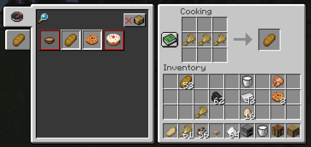 Мод на кулинарный стол - Cooking Table для майнкрафт 1.15.2