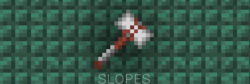 Мод Slopes для майнкрафт 1.14.4 Мод Slopes для майнкрафт 1.14.4