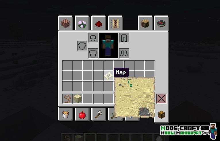 Мод Map Tooltip для майнкрафт 1.15.2, 1.12.2
