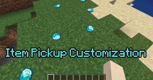 Мод Item Pickup Customization для майнкрафт 1.15.2 Мод Item Pickup Customization для майнкрафт 1.15.2