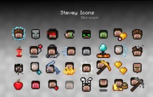 Stevey/Alex Icons для майнкрафт 1.15.2