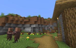 Деревня со спавнером и заброшенной шахтой 1.15.2, 1.14.4