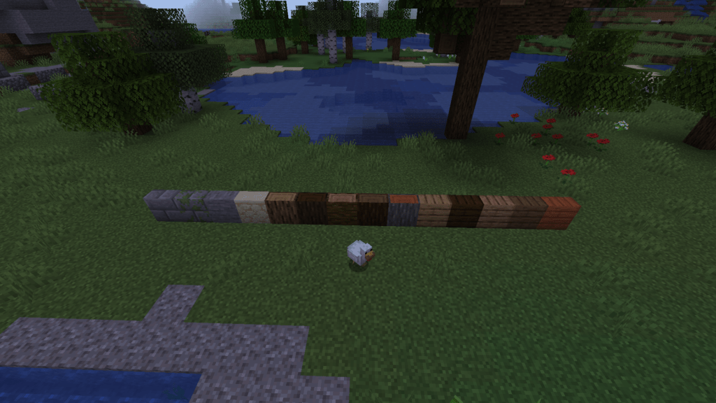 Мод VerticalSlabs для майнкрафт 1.15.2