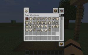 Мод Fabriclothing для майнкрафт 1.15.2