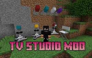 Мод Tv studio для майнкрафт 1.15.2, 1.14.4, 1.12.2