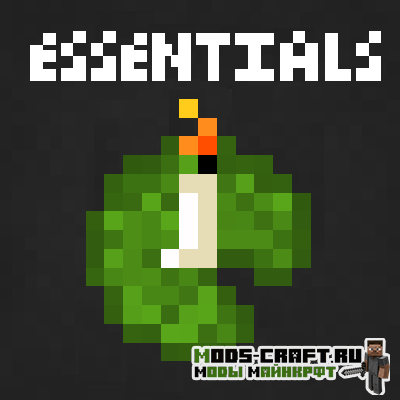 Мод Essentials для майнкрафт 1.17.1, 1.16.5, 1.15.2, 1.12.2