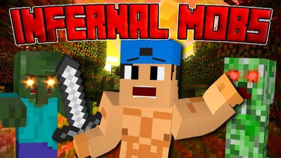 Мод Infernal Mobs 1.20.2, 1.19.4, 1.18.2, 1.17.1, 1.16.1, 1.15.2, 1.12.2, 1.7.10