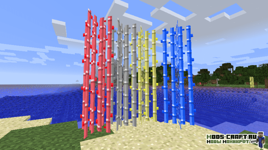 Мод на новый тростник - Extra Reeds для майнкрафт 1.15.2, 1.12.2