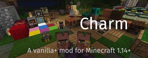 Мод Charm для майнкрафт 1.16.4, 1.15.2, 1.14.4, 1.12.2 Мод Charm для майнкрафт 1.16.4, 1.15.2, 1.14.4, 1.12.2