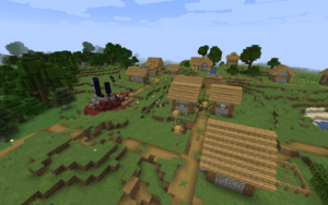 Деревня и разрушенный портал 1.16.x Деревня и разрушенный портал 1.16.x