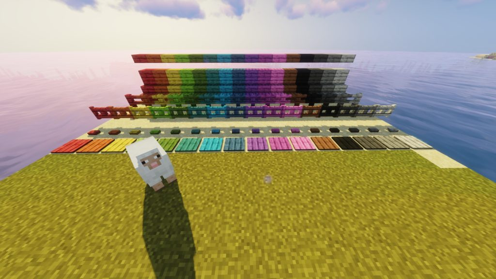 Мод SDrag0n1's Dyeable Woods для майнкрафт 1.16.1 1 Мод SDrag0n1's Dyeable Woods для майнкрафт 1.16.1