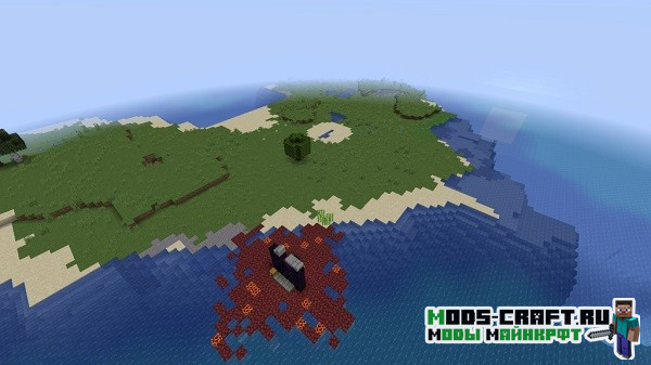 Остров и портал в ад 1.16.x