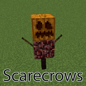 Мод Scarecrows для майнкрафт 1.17.1, 1.16.5, 1.15.2, 1.12.2