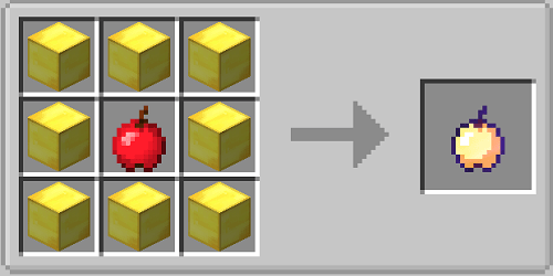 Мод Enchanted Golden Apple Crafting для майнкрафт 1.16.1, 1.12.2