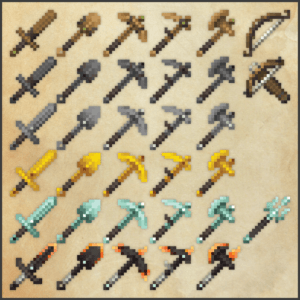 Ресурспак Kal's Arms & Armor [16x] 1.16.2