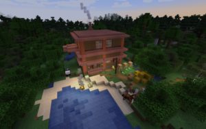 Красивый дом для выживания 1.16.x