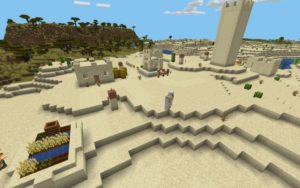 Пирамида, четыре деревни и аванпост 1.16.x, 1.15.2 Пирамида, четыре деревни и аванпост 1.16.x, 1.15.2