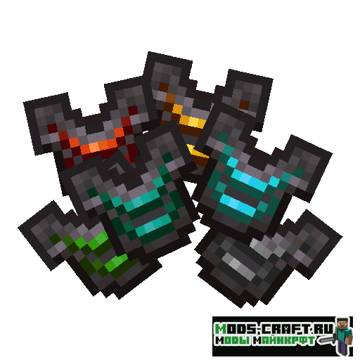 Мод Upgraded Netherite для майнкрафт 1.19.4, 1.18.2, 1.17.1, 1.16.5