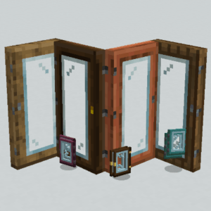 Мод Glass Doors для майнкрафт 1.16.2