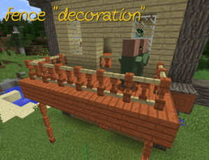 Мод Customfence для майнкрафт 1.12.2 Мод Customfence для майнкрафт 1.12.2