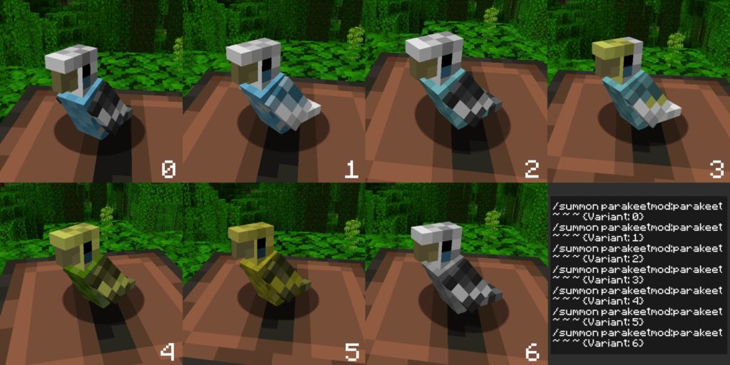 Мод The Parakeet для майнкрафт 1.16.2, 1.16.1