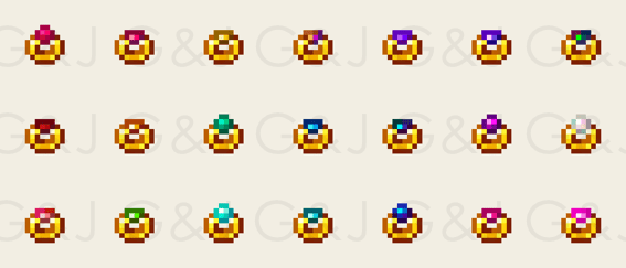 Мод Gems & Jewels для майнкрафт 1.20.1, 1.19.2, 1.18.2, 1.16.5, 1.15.2, 1.7.10