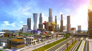 Карта Современный город для майнкрафт 1.16.4, 1.15.2 Карта Современный город для майнкрафт 1.16.4, 1.15.2