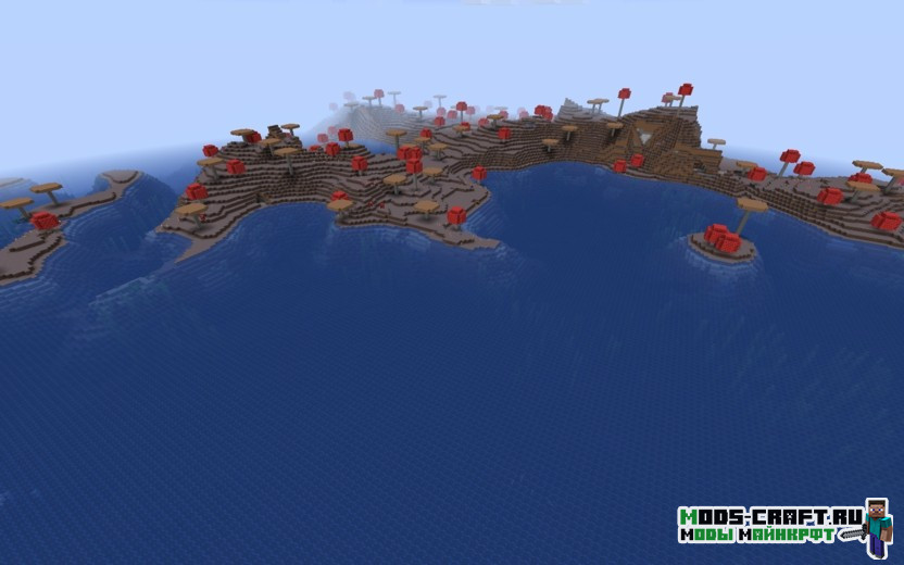 Большой грибной остров 1.16.x, 1.15.2, 1.14.4, 1.12.2 1 Большой грибной остров 1.16.x, 1.15.2, 1.14.4, 1.12.2