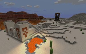 Карта Дом в пустыне для майнкрафт 1.16.4