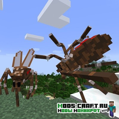 Мод на Комаров - Mosquitoes 1.16.4, 1.15.2