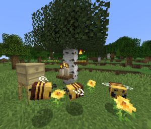 Мод Buzzier Bees для майнкрафт 1.16.1, 1.15.2