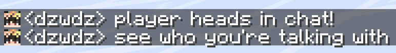 Мод Chat Heads для майнкрафт 1.16.3, 1.16.2, 1.16.1