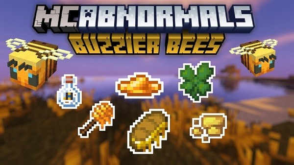 Мод Buzzier Bees для майнкрафт 1.16.1, 1.15.2