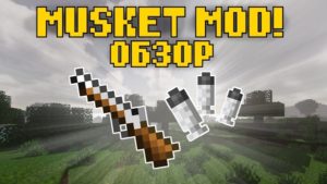 Мод ewewukek's Musket 1.20.4, 1.19.4, 1.18.2, 1.17.1, 1.16.5, 1.15.2, 1.14.4