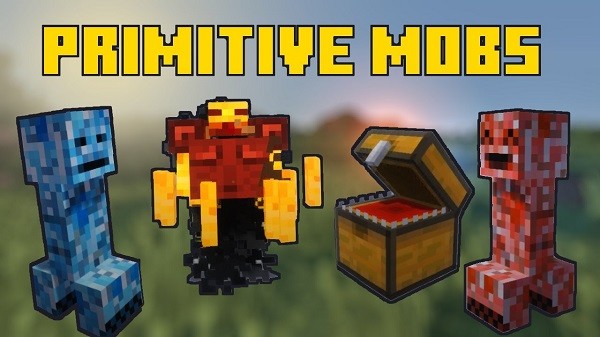 Мод Primitive Mobs для minecraft 1.12.2, 1.10.2, 1.7.10