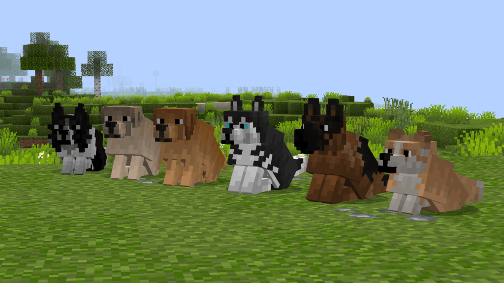 Ресурспак Better Dogs для майнкрафт 1.16.3, 1.15.2, 1.14.4 1 Ресурспак Better Dogs для майнкрафт 1.16.3, 1.15.2, 1.14.4