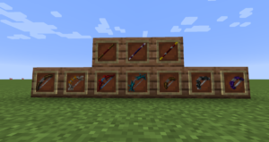 Мод MC Dungeons Weapons 1.16.3, 1.15.2 (оружие из Minecraft Dungeons)