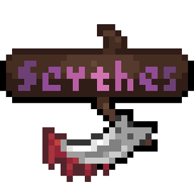 Мод на косу - Harvest Scythes 1.16.5