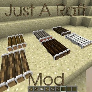 Мод на плоты - Just A Raft 1.16.5, 1.15.2, 1.14.4, 1.12.2