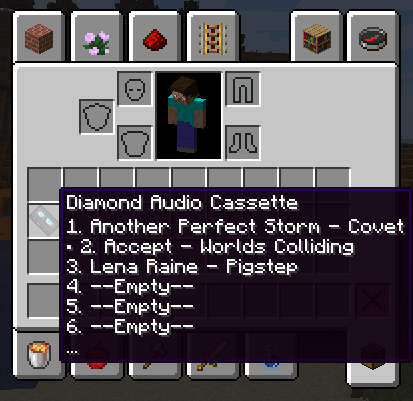 Мод Audio Cassettes 1.16.4, 1.15.2, 1.12.2 1 Мод Audio Cassettes 1.16.4, 1.15.2, 1.12.2