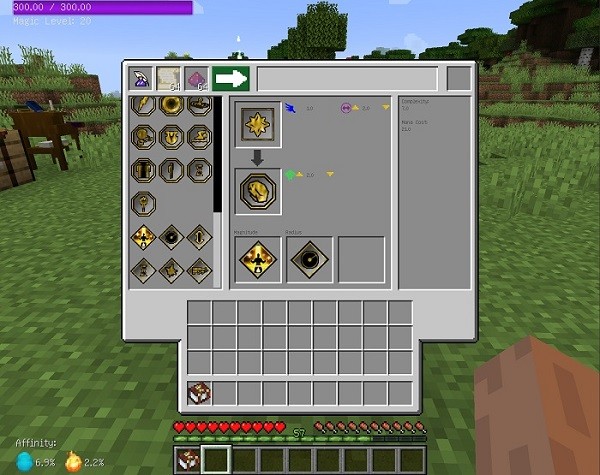 Мод Mana and Artifice для Майнкрафт 1.16.5