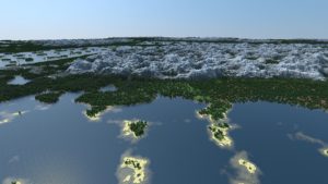 Мод Realistic Mountains для Майнкрафт 1.12.2