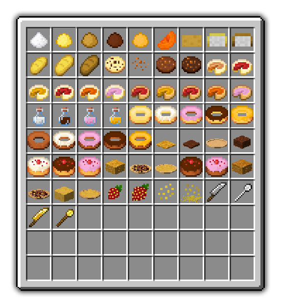 Мод Realistic Bakery Products 1.16.4 (новые сладости) 1 Мод Realistic Bakery Products 1.16.4 (новые сладости)