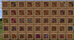 Мод Dungeons Gear 1.16.4, 1.15.2 (оружие и броня из Minecraft Dungeons) Мод Dungeons Gear 1.16.4, 1.15.2 (оружие и броня из Minecraft Dungeons)