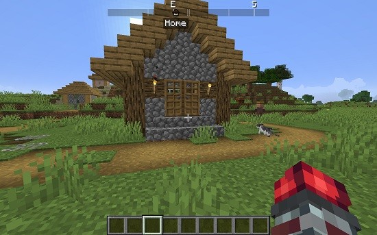 Мод Hud Compass 1.16.5 (новый вид компаса) 1 Мод Hud Compass 1.16.5 (новый вид компаса)