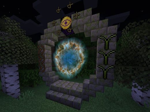 Мод Ancient Gateways 1.16.4 (древние порталы)